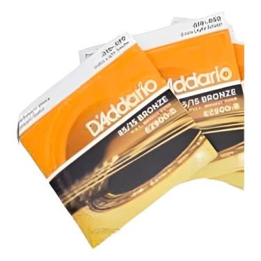 Imagem de 2 Encordoamentos Violão Cordas Aço Daddario Ez900b 010-050 - D'Addario
