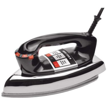 Imagem de Ferro a Seco Black + Decker VFA 1200W Base Tradicional Cabo Anatômico Poupa Botões Preto 110V