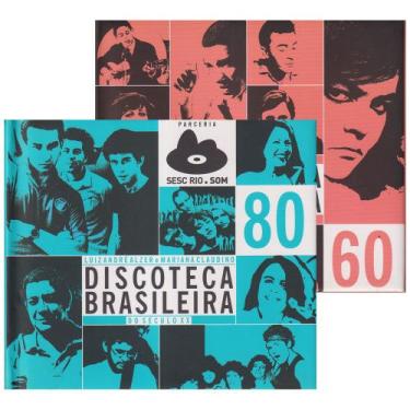 Imagem de Livreto Discoteca Brasileira Década 60 e Década 80 Kit 2 Volumes Com C