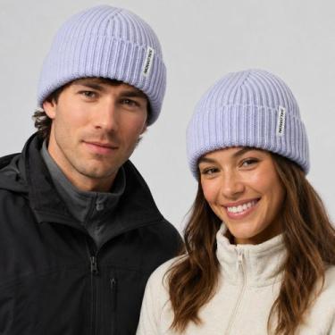 Imagem de Gorro Salomon Snowbird Beanie Unissex, Unico, Azul ceu cosmico