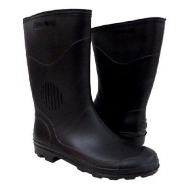 Imagem de Bota Pvc Grendene Preta Pega Forte 36