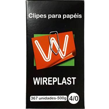 Imagem de Clips Galvanizado, Wireplast, Aço, 4/0, Caixa de 500 Gramas