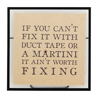 Imagem de Mud Pie Placa Kraft de vidro prensado, se você não conseguir, 20 x 20 cm