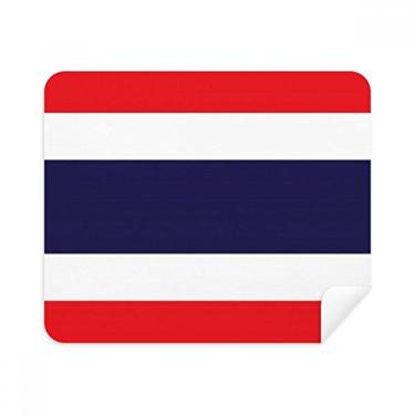 Imagem de Pano de limpeza de tela com bandeira nacional da Tailândia, 2 peças, tecido de camurça