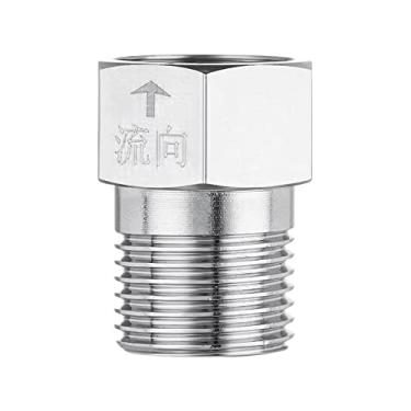 Imagem de 1/2";?V¨¢lvula de reten??o de rosca f¨ºmea BSP macho V¨¢lvula anti-retorno unidirecional para aquecedor de???tanque???conector de tubula??o sanit¨¢ria Ferragens dom¨¦sticas, macho para f¨ºmea