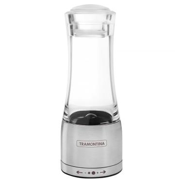 Imagem de Moedor para Sal Ou Pimenta Tramontina Realce em Aço Inox e Acrílico – 16,6 cm