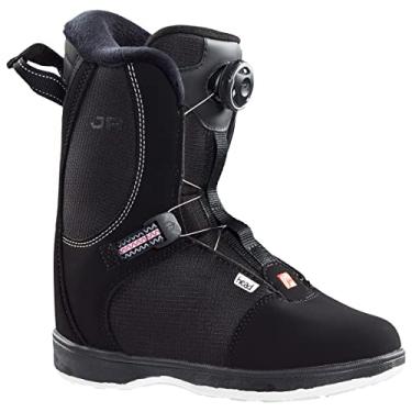 Imagem de HEAD Botas de snowboard JR BOA Junior 2-Size Footbed Easy-Entry leve sem forro All-Mountain preta, 205