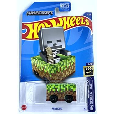 Imagem de Hot Wheels 2022 - Minecart #9/250 [Green/Brown] - HW Screentime 2/10