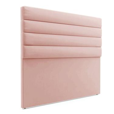 Imagem de Cabeceira Para Cama Box King 190 Cm Veludo Rose