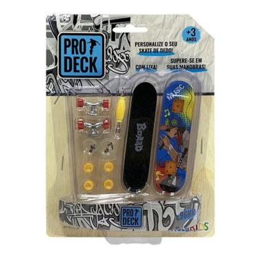 Imagem de Skate De De Dedo Prodeck Com Acessórios Multilaser