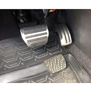 Imagem de JIERS Capa de pedal, para Nissan X Trail T31 2008-2013 Qashqai J10 2008-2015 Teana 2010-2017, capa de pedal de freio a gás de aço inoxidável para carro