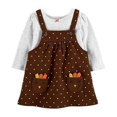 Imagem de Carter's Conjunto de 2 peças para bebês meninas 119g098, Marfim, Recém Nascido