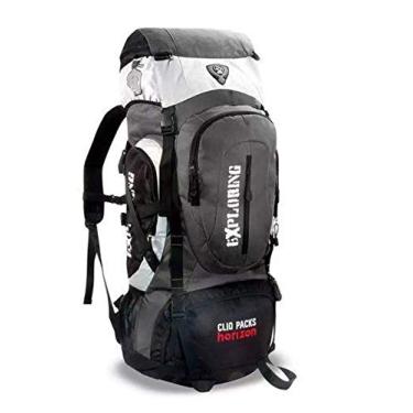 Imagem de Mochila Camping Trilha Cargueira Mochileiro 55 Litros Mc5389 Cinza