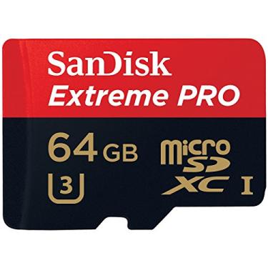 Imagem de SanDisk Extreme Pro 64 GB MICROSD de capacidade estendida - 96-V0KT-6D5O