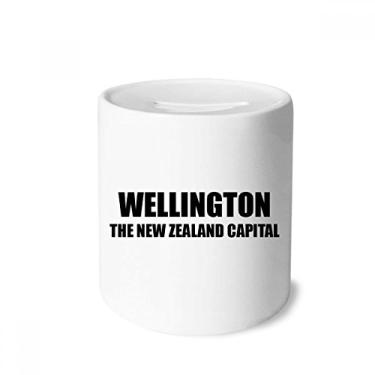 Imagem de DIYthinker Caixa de moedas de cerâmica Wellington The New Zealand Capital Money Box