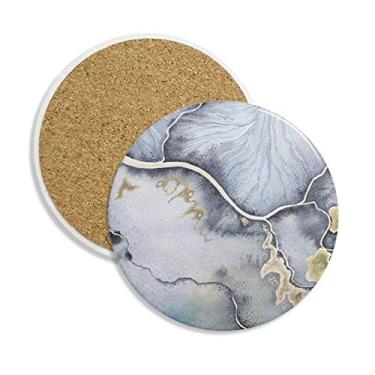 Imagem de Tinta, sombreamento, aquarela, porta-copos, caneca abstrata, proteção de mesa, pedra absorvente