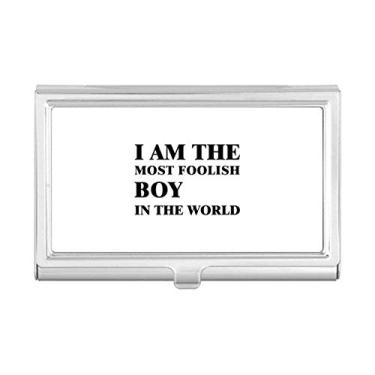 Imagem de Porta-cartões de visita I Am The Foolish Boy