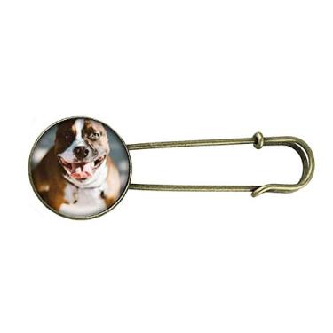Imagem de Broche de metal retrô com imagem assustadora Bulldog para animais de estimação