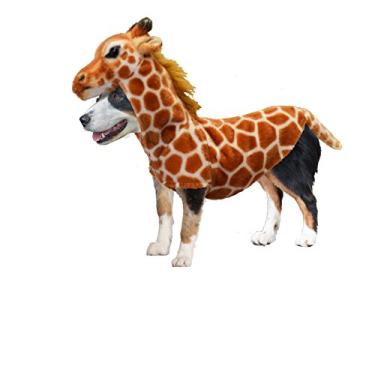 Imagem de Amazing Pet Products Casaco de cachorro Wannabe confortável para criatura de girafa pequeno