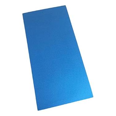 Imagem de Colchonete Eva Tapete Yoga Exercícios 100cm x 50cm x 20mm Azul Royal