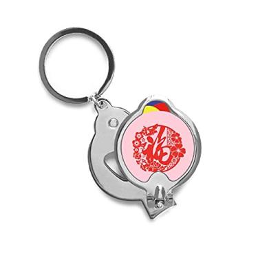 Imagem de Chineses Blessing Combination Cortador de unhas afiadas de aço inoxidável