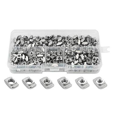 Imagem de 180 pcs T Nuts T Slot Noz Hammer Fastener Noz Seltener Kit para perfil de alumínio YYDFPIIA