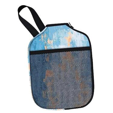 Imagem de Deevoka Manga de raquete Neoprene Pickleball Paddle Cover Bolso Manga Protetora Acessórios de proteção Pickleball Gift Pickleball Head Cover, Azul