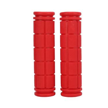 Imagem de 1 Par De Alças De Bicicleta,Capas De Guiador De Bicicleta De Borracha Macia, Antiderrapantes E Duráveis, Alças De Barra De Mão De Bicicleta Para Bicicleta De Estrada De Montanha(vermelho)