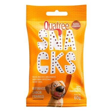Imagem de Snacks Quatree Bifinhos Caes  Sabor Frango 60Gr