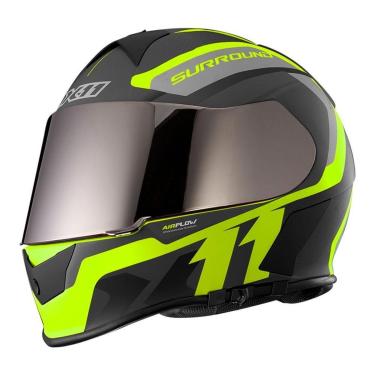Imagem de Capacete Moto Fechado Unissex X11 Revo Pro Surround AirFlow-Unissex