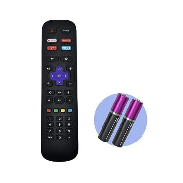 Imagem de Controle Remoto Para TV Philco Roku Smart + Pilhas