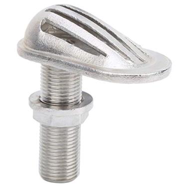 Imagem de Joyzan Filtro de entrada através do casco, coador de admissão de barco de aço inoxidável náutico 316 barco água pickup rosca padrão MJS023 para barcos náuticos iates caiaque (MJS023 3/4 unçes)