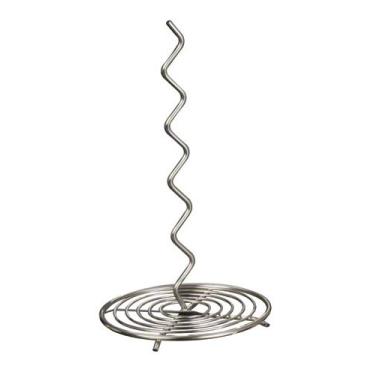 Imagem de American Metalcraft ORHC1 Fuso de anel de cebola redondo de aço inoxidável de 14 cm x 23 cm, prata