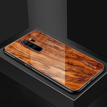 Imagem de Capa de telefone de grão de madeira para xiaomi note 9 pro vidro temperado capa dura para xiaomi poco x3 pro f3 para redmi note 10 9 8 pro,06, para note 7 pro