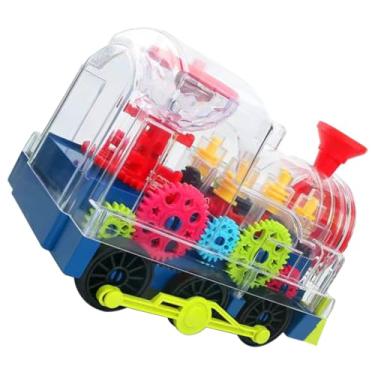 Brinquedo de trem elétrico, brinquedo elétrico musical com luz colorida,  brinquedo transparente alimentado por bateria brinquedo para crianças  suprimentos de educação precoce Dfsda : : Brinquedos e Jogos