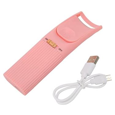 Imagem de Curvador De Cílios Aquecido, Controle De Temperatura Inteligente Usb Pré-Aquecimento Rápido Design Ergonômico Curvador De Cílios Aquecido (Rosa)