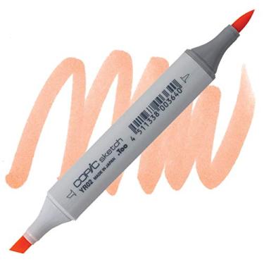 Imagem de Caneta Copic Sketch Ponta Dupla Light Orange YR02 YR02