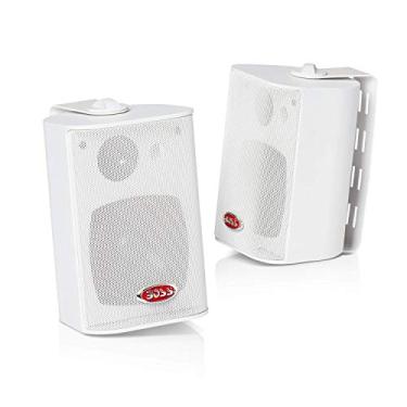 Imagem de Alto-falante com sistema fechado Boss Audio MR4.3W 200 watts, 3 vias, marítimo, 10 cm, branco