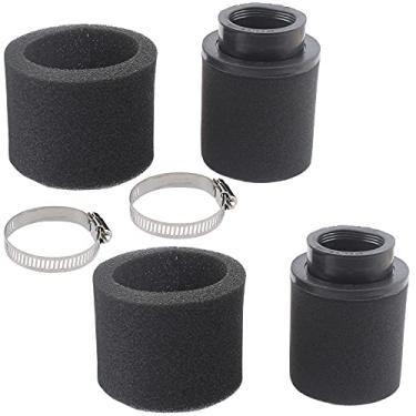 Imagem de LIYYDS 2 peças Universal 41 mm 42 mm 43 mm Preto Espuma Dupla Espuma Limpador de Filtro para 50cc - 90cc 110cc 125cc Motocicleta ATV Quad Scooter Go Kart Moped Pit Dirt Racing Super Bike