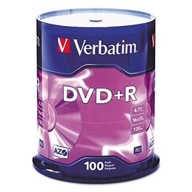 Imagem de DVD VerbatIM 95098 4,7 GB (100 ct Spindle)