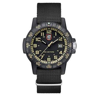 Imagem de Relógio masculino de mergulho gigante com pulseira de couro - Luminox Tartaruga SEA 44mm