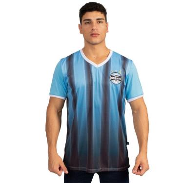 Imagem de Camiseta Gola V Grêmio Oficial Esportiva Masculina-Masculino