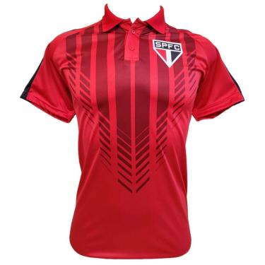 Imagem de Camiseta Esportiva Licenciada Oficial São Paulo Polo Points Spr Sports - Kappa Sp0119021-Masculino