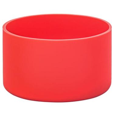 Imagem de QIANHAI Botas protetoras de silicone para Stanley Quencher Adventure Copo de 1,134 g e IceFlow 850 g 567 g - Manga inferior para garrafa de água esportiva para Hydro Flask - Acessórios para copos