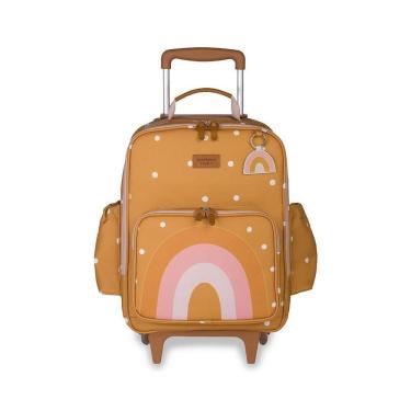 Imagem de Mochila de Rodinhas MasterBag Arco-Íris Boho Mostarda