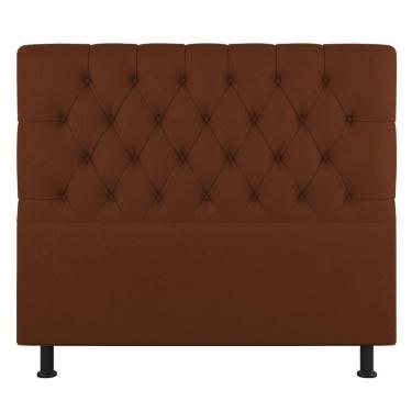 Imagem de Cabeceira Cama Box Casal King Size Nice 195cm Suede Terracota - Abmaza