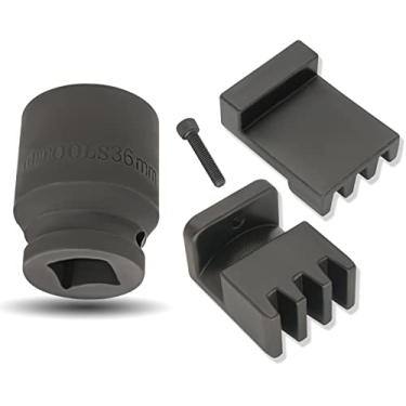 Imagem de Supvintor Ferramenta de bloqueio de volante 22100 com soquete de 36 mm compatível com motor Duramax de 6,6 L