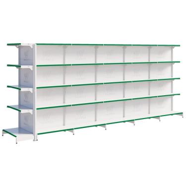 Imagem de Gôndola Expositor Fit Centro 1 Ponta 1 Inicial E 4 Continuações 2,02m Mercado Amapá