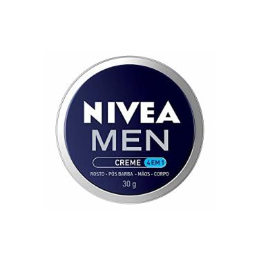 Imagem de NIVEA MEN Creme 4 em 1 30g, Hidratação Intensa, Evita Ressecamento, Corporal, Facial, Mãos, Pós Barba, Pele Normal e Extrasseca