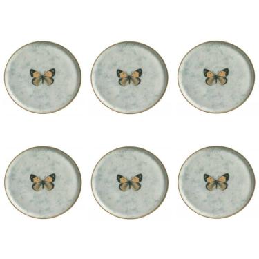 Imagem de Conjunto de Pratos Rasos 06 Peças Bio Animália Porto Brasil